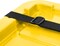 IRIS USA 27Gal/108Qt 4 Pack Large All-Weather Heavy-Duty Stackable Storage Plastic Bin Tote Container with Quick Snap Lid, Yellow